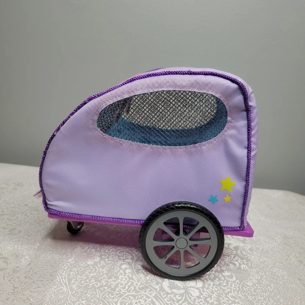 American Girl Purple Pet‎ Trailer for Trail Bike Retired 2012 Replacement
